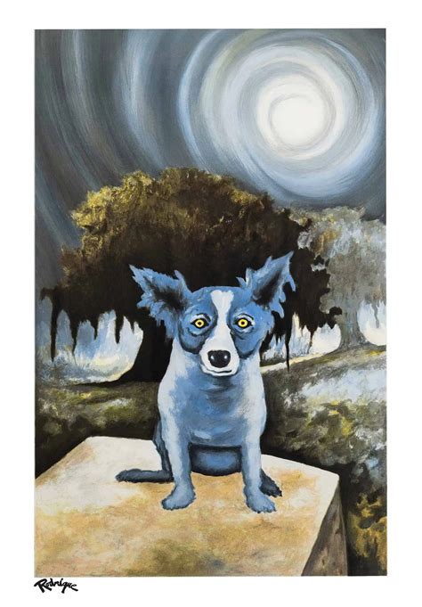 George Rodrigue Blue Dog Original