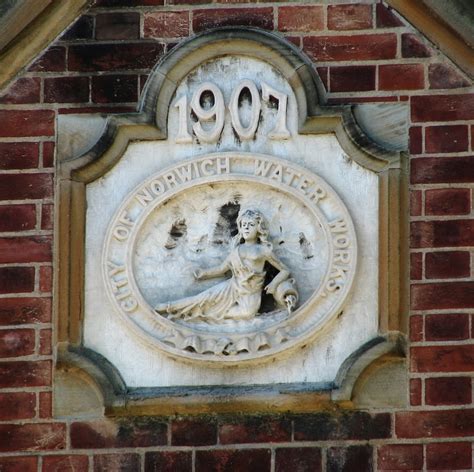 City Of Norwich Waterworks Date Stone © Evelyn Simak Geograph