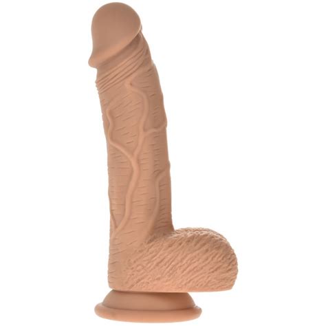 Dildo Realist The Rock Natural Silicon Lichid 22 Cm Exxxotica Ro