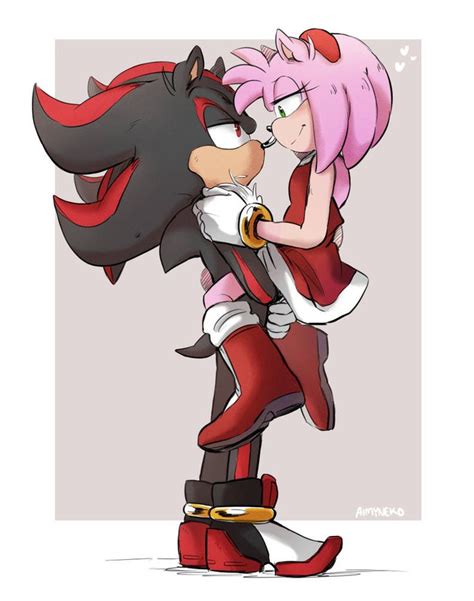 Sonic X Amy And Shadow