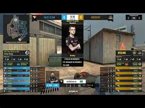 Csgo First Match Ilk Kap Ma Faze Clan Vs Godsent Overpass Map Esl