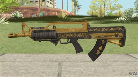 Bullpup Rifle Two Upgrades V1 Main Tint Gta V Pour Gta San Andreas