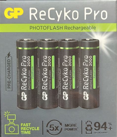 Аккумулятор АA GP 210AAHCF-APCEB4 PHOTOFLASH, 2000mAh, Recyko PRO ...