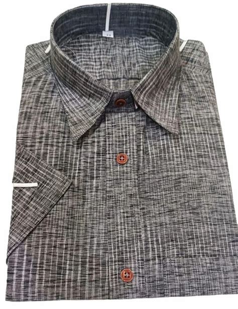 Printed Pure Cotton Black Lining Shirt Casual Full Sleeves At Rs 290