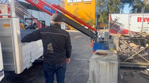 Installing A Maxilift ML230 Knuckle Boom Crane Onto A Service Vehicle