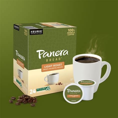 Panera Bread Light Roast Coffee Keurig Single Serve K Cup Pods Light