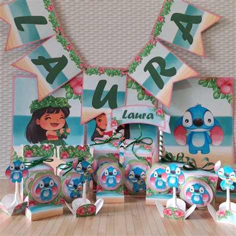 Kit Festa Em Casa Lilo E Stitch Elo Produtos Especiais