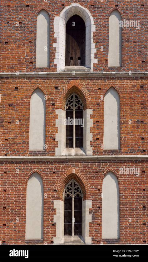 Close Up Facade Architecture Details Of St Mary S Basilica On The