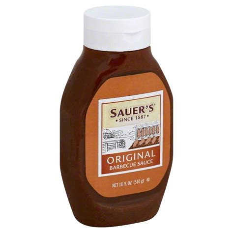 Sauer’s Original Barbecue Sauce 18 Oz Squeeze Bottle