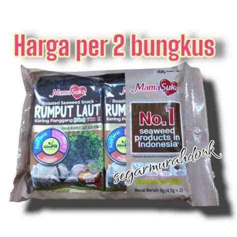 Jual Mamasuka Rumput Laut Panggang Nori Rasa Korean Bbq Sapi Panggang