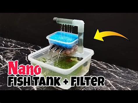 How To Make Your Own Fish Tank Small Aquarium Filter Setup Aquarium