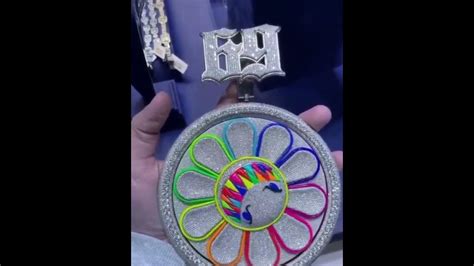 New Custom Spinning Chain Of 6ix9ine Youtube