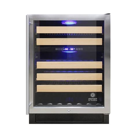 Best Buy Vinotemp Connoisseur Series 46 Bottle Dual Zone Wine Cooler