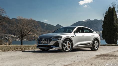 Audi E Tron Sportback 2020MY Color Florett Silver Front Three