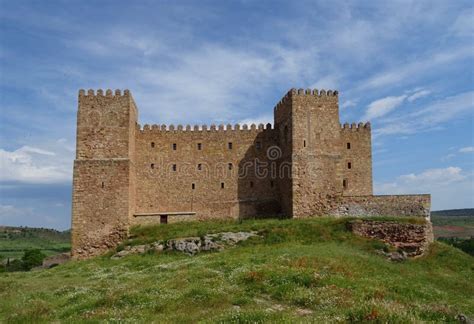 Castle of Sigüenza. Guadalajara. Spain. Stock Photo - Image of ...