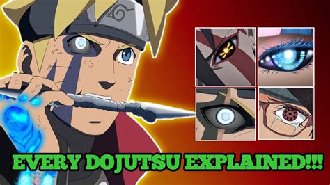 Every Dojutsu In Boruto Explained Jougan Dharmagan Senrigan