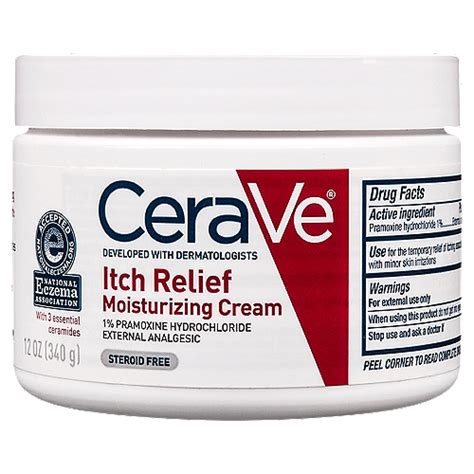 Cerave Itch Relief Moisturizing Cream 12 Oz The Fresh Grocer