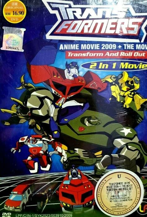 Dvd Anime Transformers In Movie Transform And Roll Out English