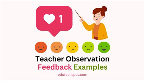 Effective Teacher Observation Techniques Using Positive Comments To