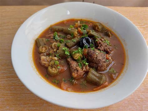 Beef Bamia Recipe Okra Beef Stew The Odehlicious