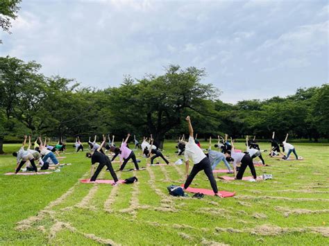 78（土）昭和記念公園パークヨガのお写真 東京立川 女性専用アロマヨガアカデミー＆ヨガサロン「シャンティビージャ」