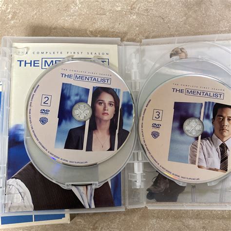 Mentalist Dvd The Complete First Season Tv Series Simon Baker Ebay