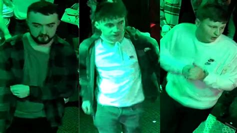 Cctv Appeal As Police Hunt Three Men After Nightclub Assault Stv News