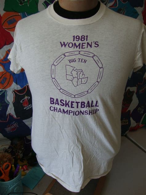 Vintage 1981 Women's Big Ten Basketball Championship … - Gem