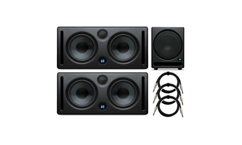 Presonus Eris E Mtm Powered Studio Monitor Pack Bundle Groupon