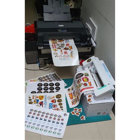 Jual PAKET USAHA CUTTING STIKER PRINT PRODUK STICKER PRINTER A3 MESIN