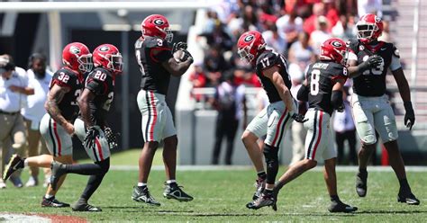 Georgia Football G Day Game Balls