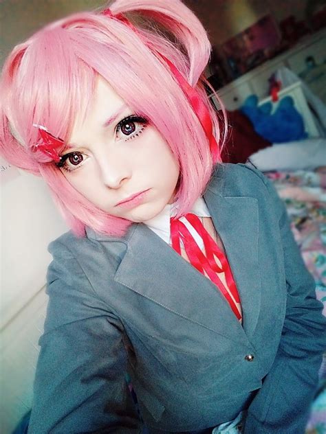 Still the most accurate Natsuki cosplay I've seen! : r/DDLC