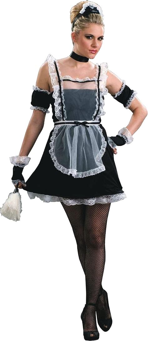 Forum Novelties Womens Chamber Maid Costume Black White