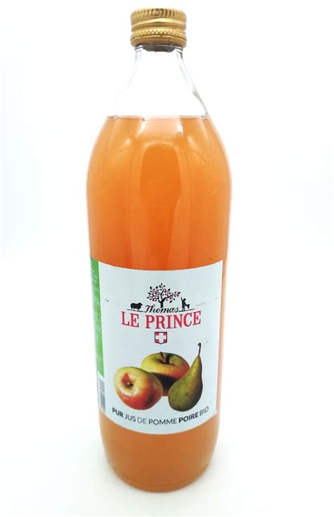 Jus Pomme Poire Bio 1L La tournée des saveurs