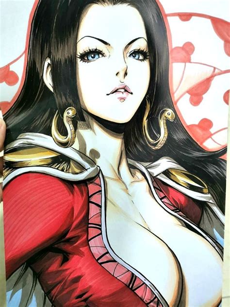 Boa Hancock One Piece A4 Poster Hobbies And Toys Books And Magazines Comics And Manga On Carousell