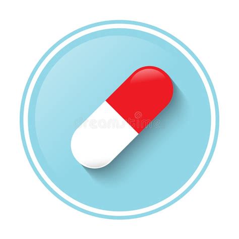 Medicine Pills Vector Capsules Icons Of Medication Pharmacy And Drug