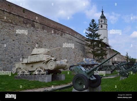 Military Museum Equipment Tanks And Cannons Open Exhibition At