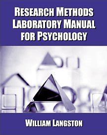 Amazon Research Methods Laboratory Manual For Psychology With