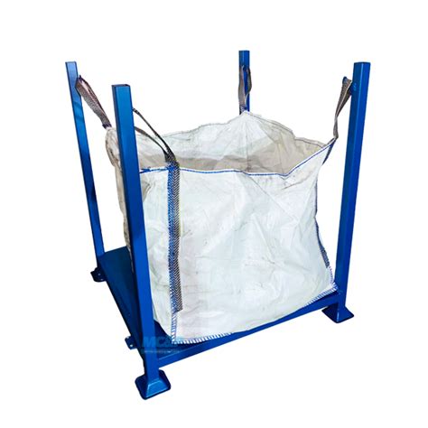 Metal 1 Tonne Bulk Bag Holderframe With Solid Base £179vat Metal