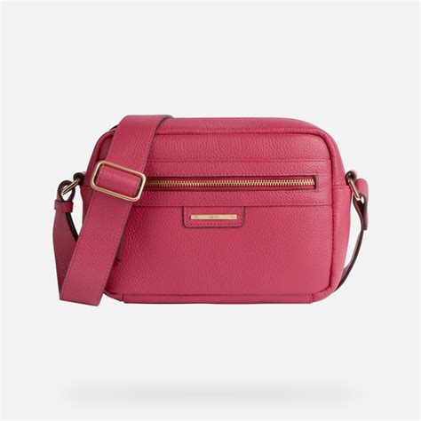 Geox BLANDINE A Shoulder Bag Cherry Woman Geox CASHMERE