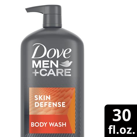 Dove Mencare Skin Defense Liquid Body Wash 30 Oz