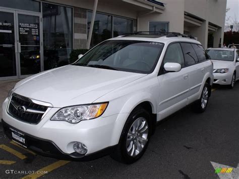 2009 Satin White Pearl Subaru Outback 25i Limited Wagon 19623252