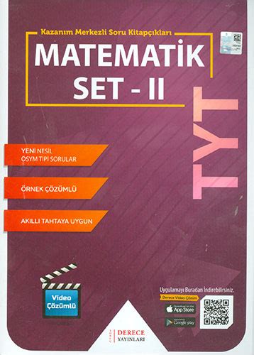 Derece TYT Matematik Set 2