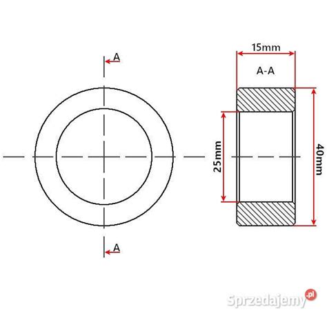 Tuleja Dystansowa Do Sworznia CYLINDRA FI 25mm 2051 Solec Kujawski