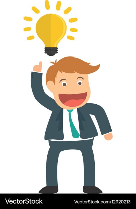 Successful Businessman Cartoon Royalty Free Vector Image