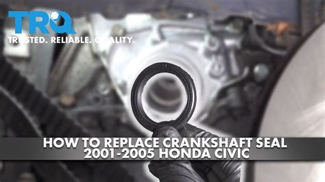 How To Replace Crankshaft Seal On Honda Civic This Is Blocki