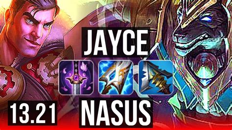 Jayce Vs Nasus Top 11311 300 Games Dominating Kr Diamond