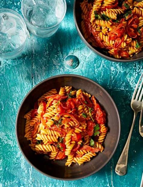 Gluten Free Fusilli With Salami And Cherry Tomatoes Recipe Cherry