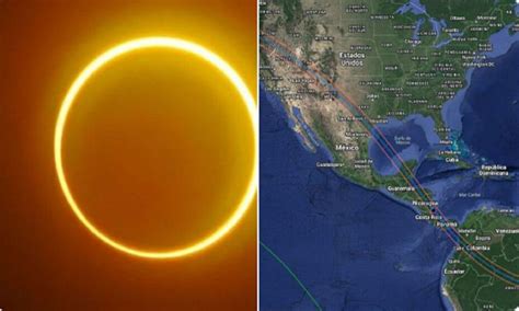 Eclipse Anular 2023 ¿zonas De México Donde Será Visible El ‘anillo De