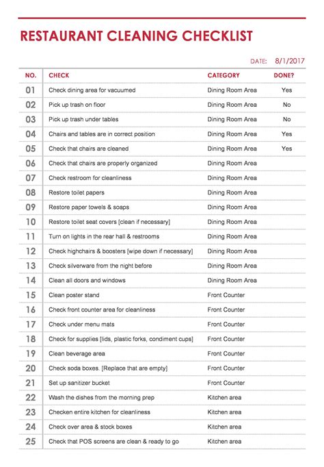 40 Printable House Cleaning Checklist Templates ᐅ TemplateLab